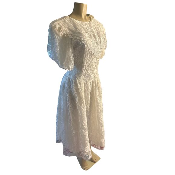 Gunne Sax | Dresses | Vintage 98s 11 Gunne Sax Jessica Mcclintock White ...